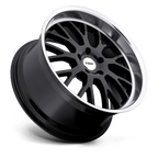 Tsw Tremblant 20X10 +25 Gloss Black W/ Mirror Cut Lip
