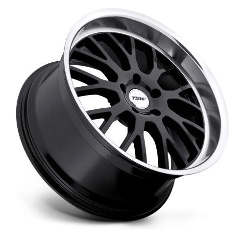 Tsw Tremblant 20X10 +25 Gloss Black W/ Mirror Cut Lip