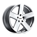 Tsw Bristol 18X9.5 +20 Silver W/ Mirror Cut Face