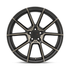 Tsw Chrono 19X9.5 +39 Matte Black W/ Mach Dark Face