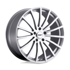 Tsw Mallory 20X10 +25 Silver W/ Mirror Cut Face
