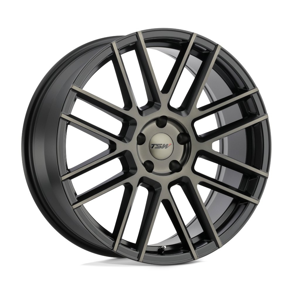 Tsw Mosport 20X10 +40 Matte Black W/ Mach Dark Face