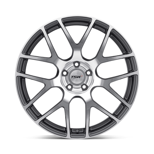 Tsw Nurburgring 21X10.5 +50 Gunmetal W/ Mirror Cut Face
