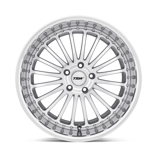 Tsw Silverstone 22X9 +35 Silver Mirror Cut Face & Lip