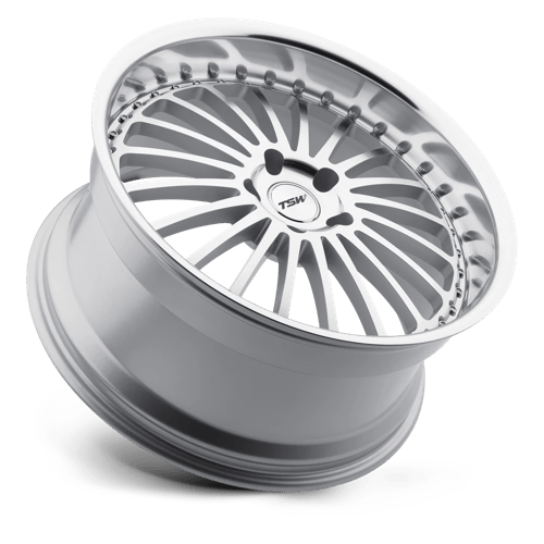 Tsw Silverstone 22X9 +35 Silver Mirror Cut Face & Lip
