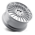 Tsw Silverstone 20X8.5 +40 Silver Mirror Cut Face & Lip
