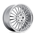 Tsw Silverstone 18X8 +40 Silver Mirror Cut Face & Lip