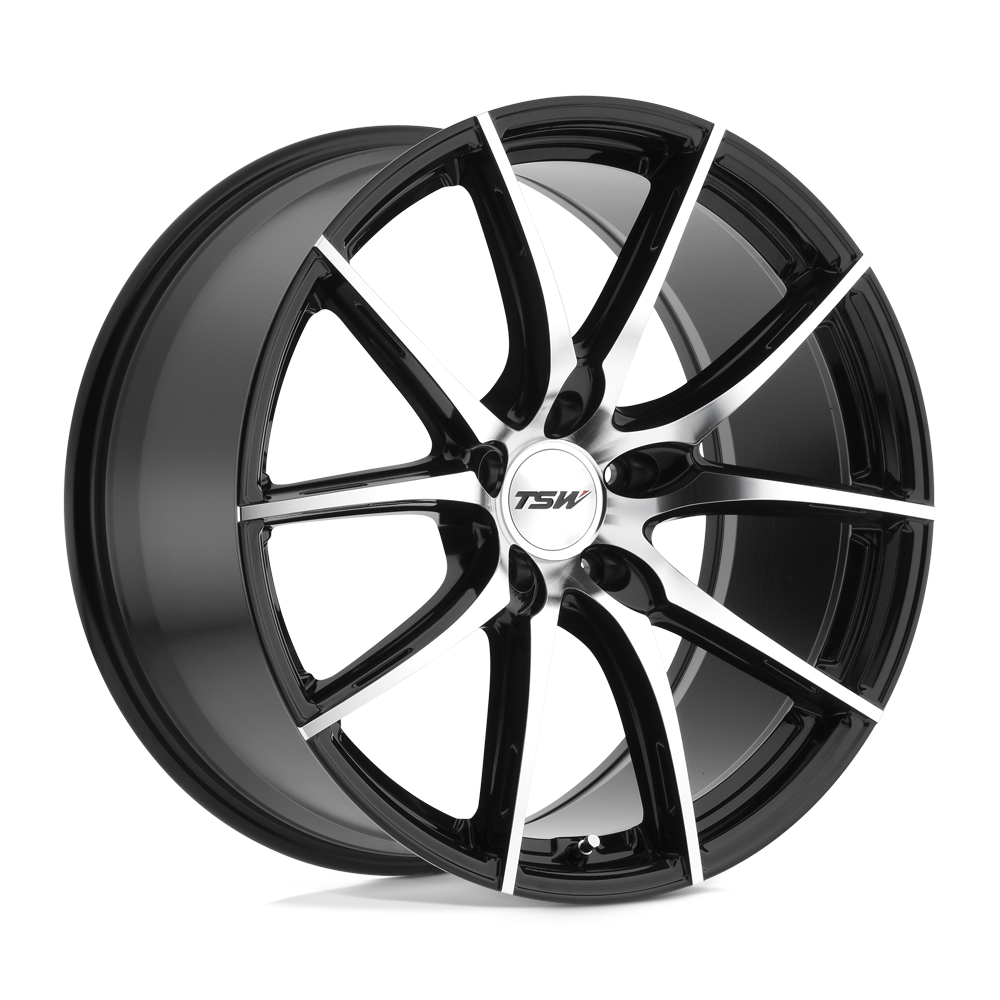 Tsw Sprint 19X9.5 +35 Gloss Black W/ Mirror Cut Face
