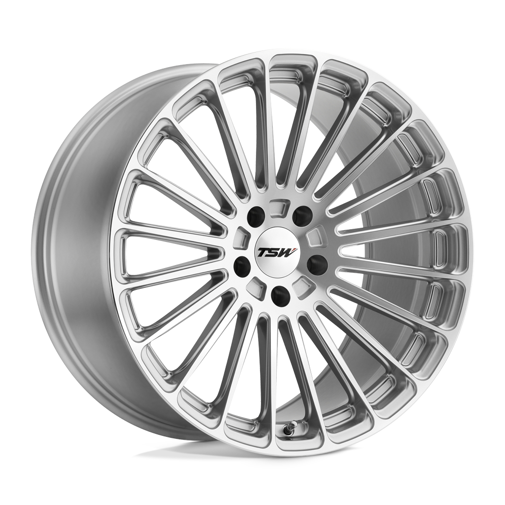 Tsw Turbina 20X8.5 +40 Titanium Silver Mirror Cut Fc
