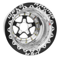 WELD Racing Alumastar 15X10 +13 Black Center - Polished Shell