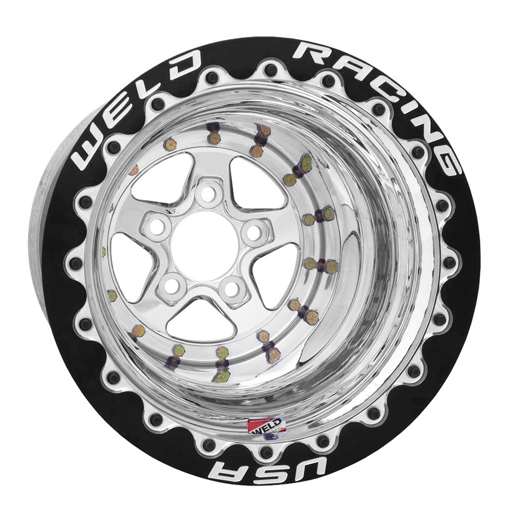 WELD Racing Alumastar 15X12 -64 Polished Center - Polished Shell