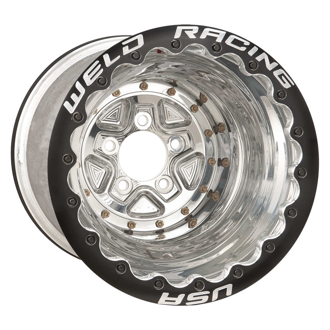 WELD Racing Alumastar Pro 16X16 -89 Black Center - Black Shell