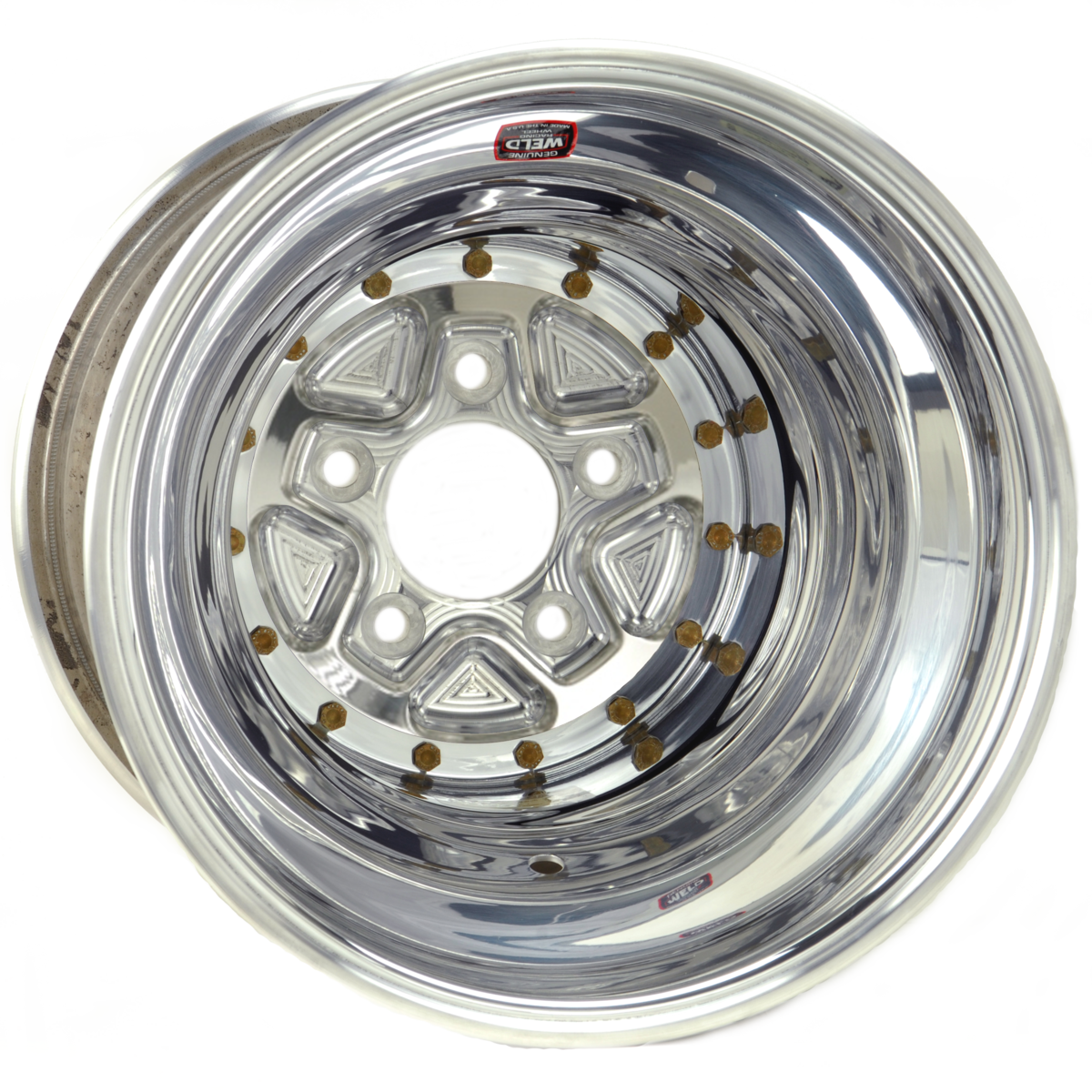 WELD Racing Alumastar Pro 16X16 -89 Polished Center - Polished Shell