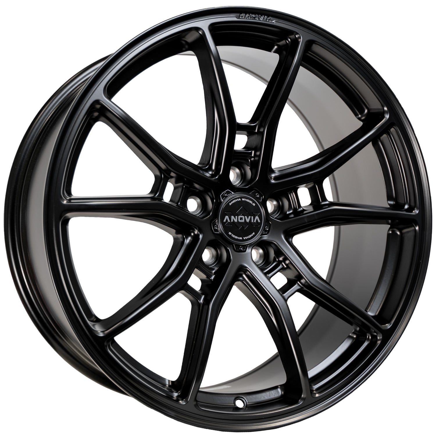 Anovia Wheels An-10 19X8.5 +35 Satin Black