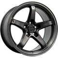Anovia Wheels An-5S 18X8.5 +38 Black Machined Dark Tint