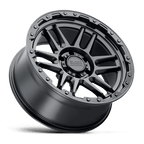 Black Rhino Hard Alloys Apache 20X9 -18 Matte Black W/ Black Bolts