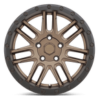 Black Rhino Hard Alloys Arches 17X8 +30 Bronze W/ Black Ring