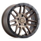 Black Rhino Hard Alloys Arches 18X8 +30 Bronze W/ Black Ring