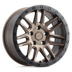 Black Rhino Hard Alloys Arches 19X8 +30 Bronze W/ Black Ring
