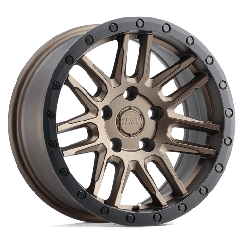 Black Rhino Hard Alloys Arches 19X8 +30 Bronze W/ Black Ring