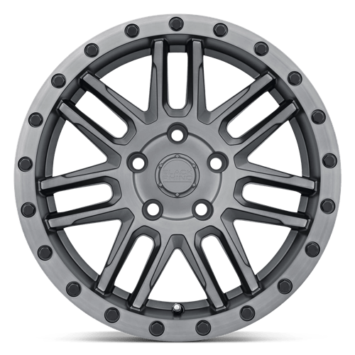 Black Rhino Hard Alloys Arches 20X9.5 +0 Matte Brushed Gunmetal Blk Blt