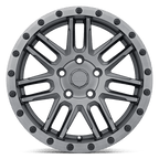 Black Rhino Hard Alloys Arches 20X9.5 +12 Matte Brushed Gunmetal Blk Blt