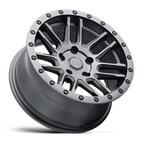 Black Rhino Hard Alloys Arches 15X7 +15 Matte Brushed Gunmetal Blk Blt