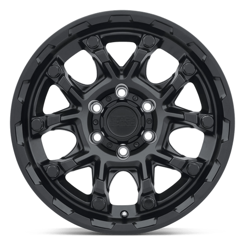 Black Rhino Hard Alloys Ark 20X9 +12 Matte Black W/ G-Black Bolts