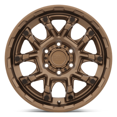 Black Rhino Hard Alloys Ark 20X9 -18 Bronze W/ Gloss Black Bolts