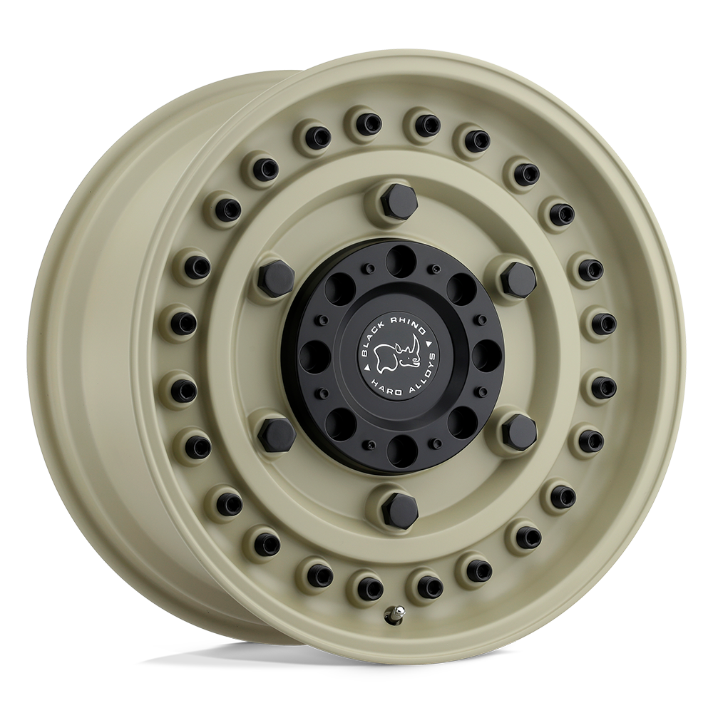 Black Rhino Hard Alloys Armory 17X9.5 +6 Desert Sand