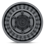 Black Rhino Hard Alloys Armory 17X9.5 +6 Gun Black