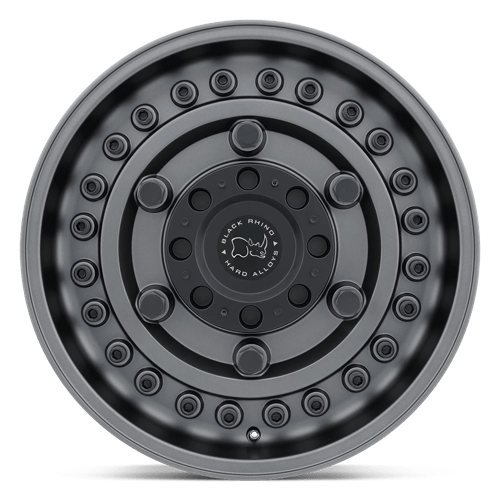 Black Rhino Hard Alloys Armory 17X9.5 -18 Gun Black