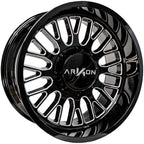 Arkon Off-Road Athos 20X12 -51 Gloss Black W/ Milled Edges