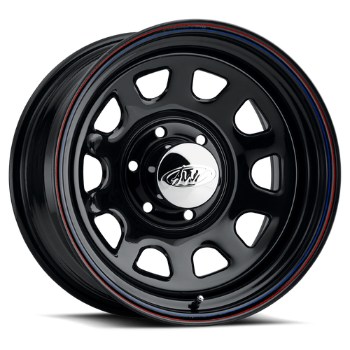 Allied Wheel Components Daytona 15X7 Black