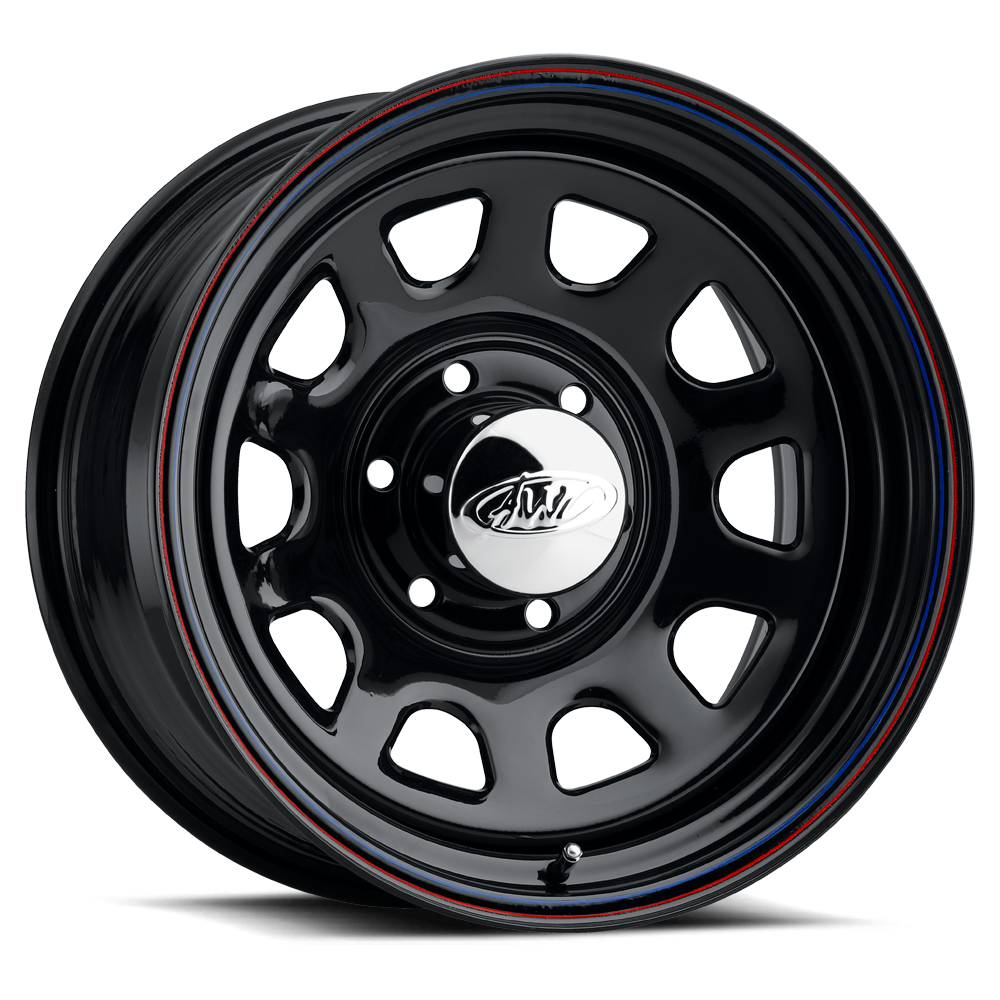 Allied Wheel Components Daytona 17X8 Black