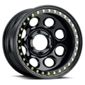 Raceline Wheels Rock 8 17X8 +0 Gloss Black