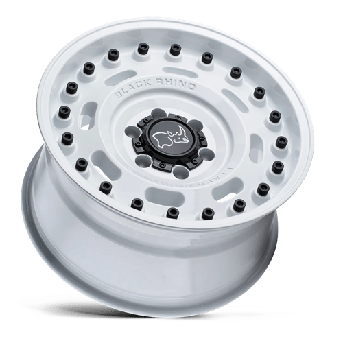 Black Rhino Hard Alloys Axle 20X9.5 -18 Gloss White