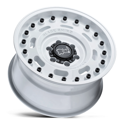 Black Rhino Hard Alloys Axle 17X9.5 +6 Gloss White
