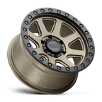 Black Rhino Hard Alloys Baker 20X9 +12 Matte Bronze W/ Black Ring