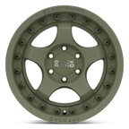 Black Rhino Hard Alloys Bantam 18X9 +12 Olive Drab Green