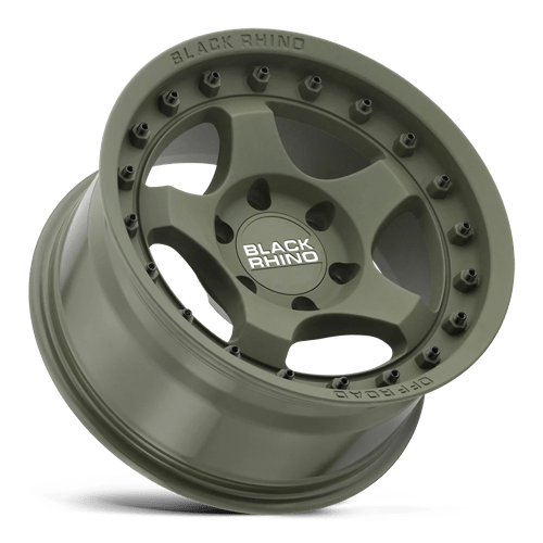 Black Rhino Hard Alloys Bantam 18X9 +12 Olive Drab Green