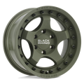 Black Rhino Hard Alloys Bantam 18X9 +12 Olive Drab Green