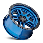 Black Rhino Hard Alloys Barstow 20X9.5 +12 Dearborn Blue W/ Black Ring