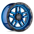Black Rhino Hard Alloys Barstow 20X9.5 +12 Dearborn Blue W/ Black Ring