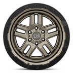 Black Rhino Hard Alloys Barstow 20X9.5 +12 Matte Bronze W/ M-Black Ring