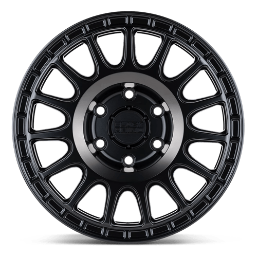 Black Rhino Hard Alloys Sandstorm 18X8.5 +0 Semi G-Black W/ Mach Dark Ring