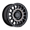 Black Rhino Hard Alloys - Utv Sandstorm Utv 15X7 +36 Semi Gloss Black W/ Mach Tint