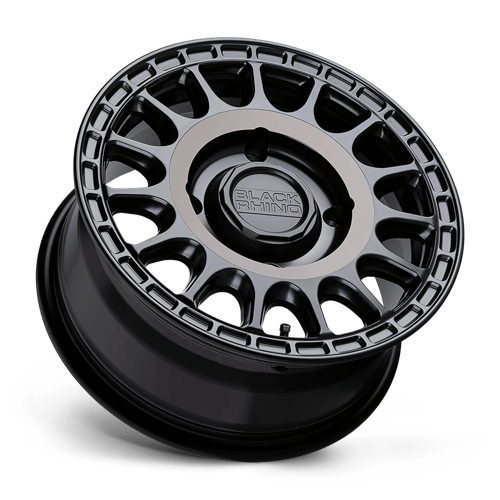 Black Rhino Hard Alloys - Utv Sandstorm Utv 15X7 +51 Semi Gloss Black W/ Mach Tint