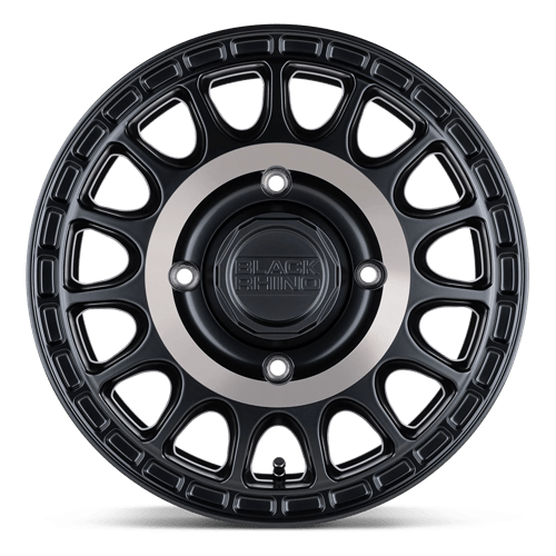 Black Rhino Hard Alloys - Utv Sandstorm Utv 15X7 +51 Semi Gloss Black W/ Mach Tint