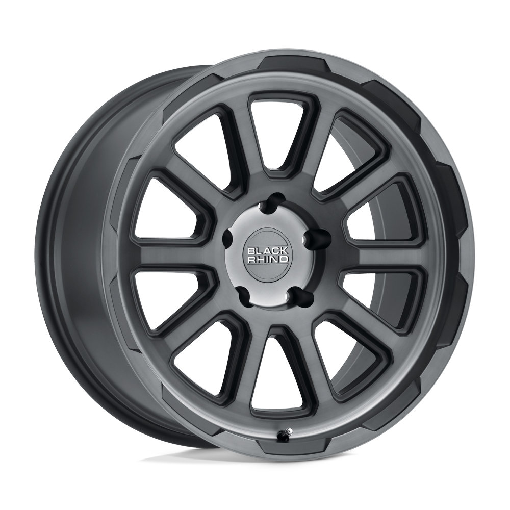 Black Rhino Hard Alloys Chase 17X9 +12 Brushed Gunmetal